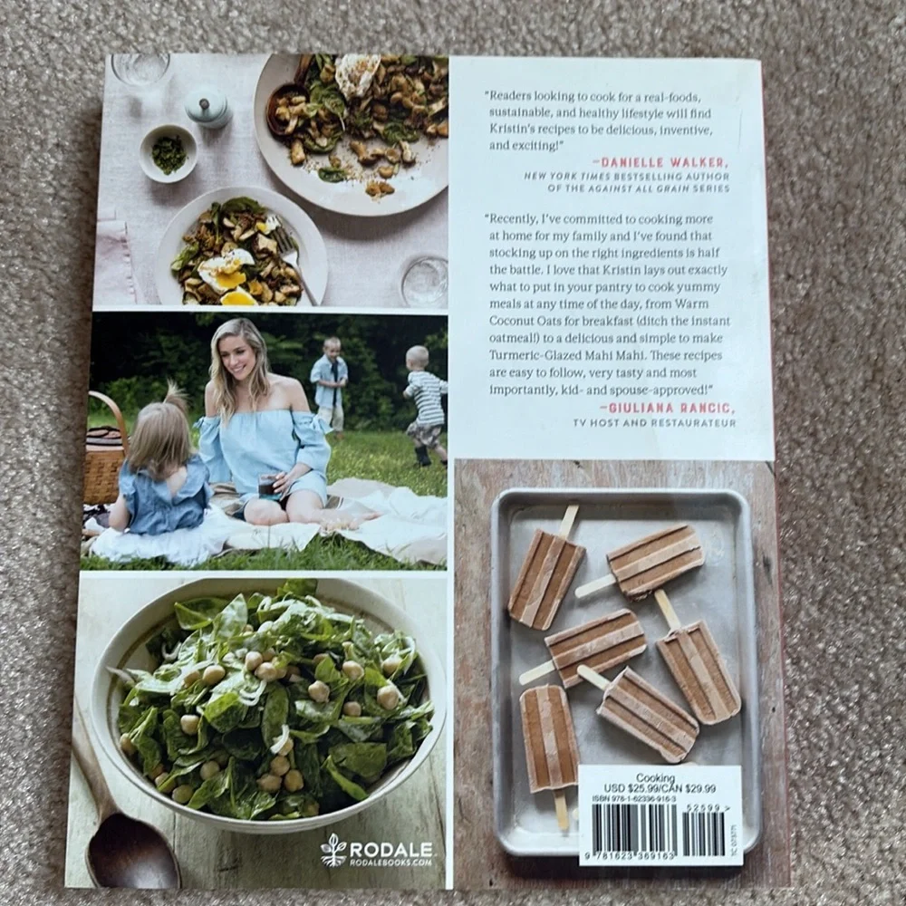 NEW True Roots Cookbook by Kristin Cavallari Recipes free of gluten, dairy,sugar